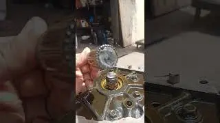 today in Karachi work shop 12.07.2023 broke gear shaft