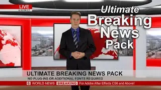 Ultimate Breaking News Template for Adobe After Effects