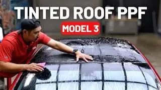 Model 3 Tinted Roof Protection PPF Kit - Install Guide