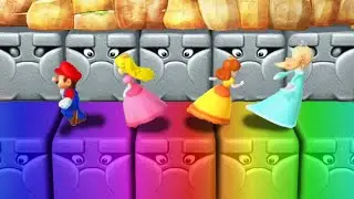 Mario Party 10 - Minigames - Peach vs Rosalina vs Daisy vs Mario (Very Hard CPU)