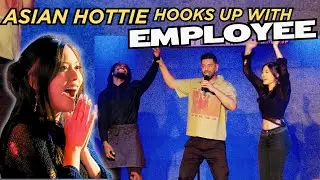 Asian Hottie Hooks Up With Employee | Martin Amini | Full Crowd Work