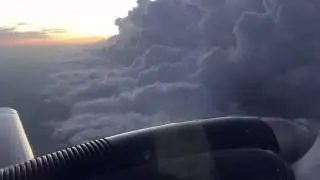 Houston Thunderstorms from a Golden Eagle 421