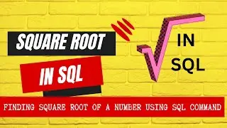 The SQRT() Function in SQL: A Tutorial