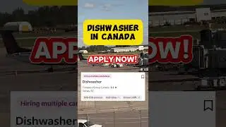 Dishwasher in Canada I Direct Hiring I Buhay Canada #shorts