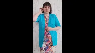 Кардиган ручной вязки из итальянского хлопка