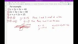 How to find parameterised solutions sets for dependent systems of equations