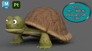 Turtle 3D Modeling series (Part -1) | Autodesk Maya Tutorial | Subscriber request video |
