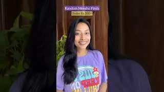 Random meesho finds under Rs.300/- | Makeup | Mirror with Led light and fan