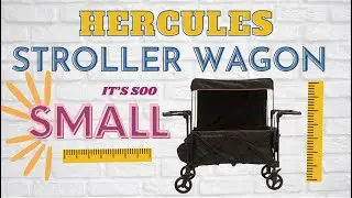 Hercules Stroller Wagon Unboxing | Review |  Smallest Fold | Great for traveling |