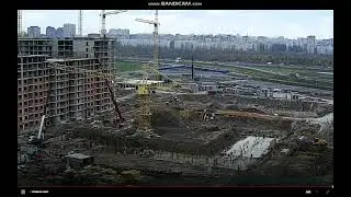 Монтаж башенного крана кб 581. Часть 10. Установка стрелы. Ч.2