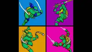 Teenage Mutant Ninja Turtles-Gameplay Full (4 Players)