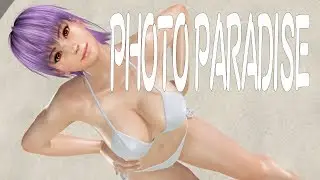 DOAX3 Ayane PHOTO PARADISE (あやね、水着：純白のビキニ、髪型：バンダナなし) Pure White Bikini
