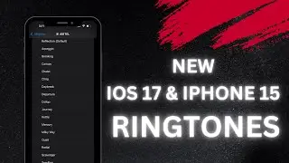 iOS 17 New Ringtones iPhone 15 & iPhone 14 | Reflection iPhone Ringtone