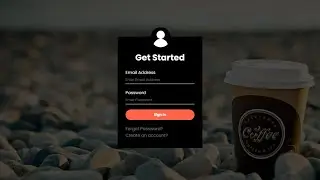 How to create a login page with Html and Css