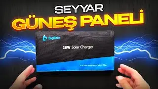 Seyyar güneş paneli! 10 binlik powerbank'i ne kadar zamanda şarj etti?