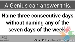 A Genius can guess this question Hard-4 | Riddle # Tricky 