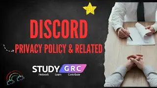 Discord Privacy Policy & Related Documents | Open Stage, Open Discussion | GRC MAFIA