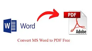 MS Word Part 4 | How to make a PDF file by converting Word to an Adobe PDF file |Young Researchers