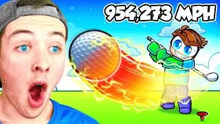 Hitting A Golf Ball 9,893,924 Miles in Roblox