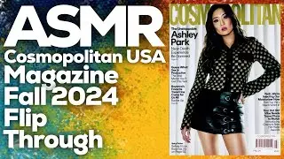 ASMR Magazine Page Flipping With the Fall 2024 Issue Of Cosmopolitan USA Magazine, StevenAntonyASMR