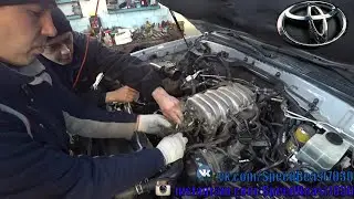 Чистка форсунок — Toyota Land Cruiser 100 (2004 г.в.) - 4.7 л. Бензин (2UZ-FE) Часть 1...✅