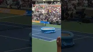 Dude Perfect Performing Tricks At US Open #shorts #dudeperfect