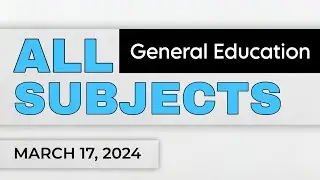 ALL GEN ED SUBJECTS | LET DRILLS 2024