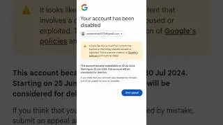 how to fix your account has been disabled Gmail problem | Google account disabled problem fix