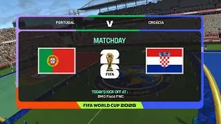 PORTUGAL vs. CROATIA | 2026 FIFA WORLD CUP™ | ROUND OF 16 | PES2021 Gameplay 4k