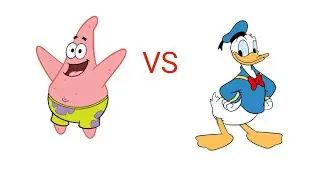 mugen Patrick star vs Donald duck