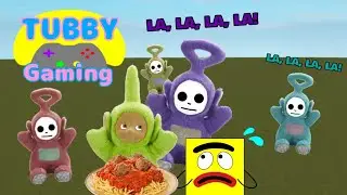 Tubby Gaming: Dipsy and Squarie Play Roblox Hungry Tubbies
