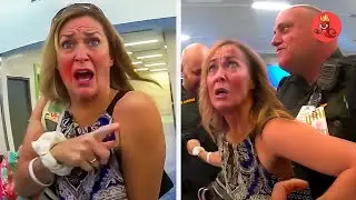 Karen Gets INSTANT KARMA When Dealing With Police