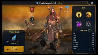 [*/\*] RAID: Shadow Legends - Unlocking Deathchanter (RARE MAGIC Champion)