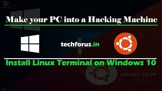 How to Install Linux Terminal on Windows 10 | Tech For Us