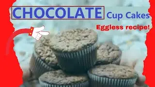 Best eggless chocolate cup cake recipe in oven🧁Double Chocolate Chip and Orange muffins