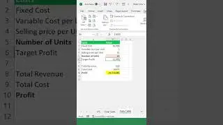 Goal Seek Reel #tutembe #upscaleyourskills #appexcel #excel #excelutilities #exceltips #exceltricks