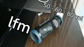 jbl flip 5 GG bass test lfm   50 - 60 - 80 vol nice flex!!!
