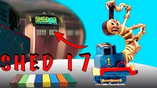 Scary Thomas the Tank Engine in Shed 17 😱 Sculpt THOMAS.exe with clay - Horror Maker