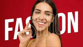 How to Merge Text & Image in Photoshop | Photoshop Text Effects