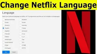 How to Change Netflix Language | 2025
