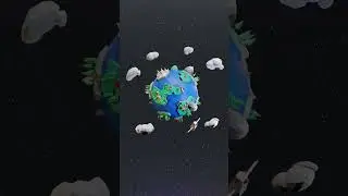 Low Poly World Planet Earth Made in Blender 3D Animation Satisfying