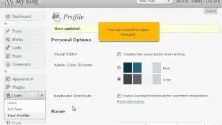 How to change your Password in WordPress - 4GoodHosting Support