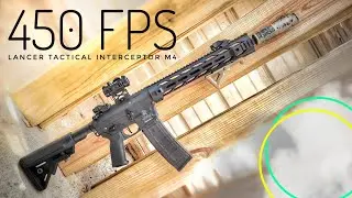POWERFUL Interceptor DMR - Airsoft Gameplay - Lancer Tactical Gen3 M4 AEG