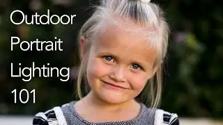 How To: Outdoor Portrait Lighting - Reflector, Flash, LED & Natural light