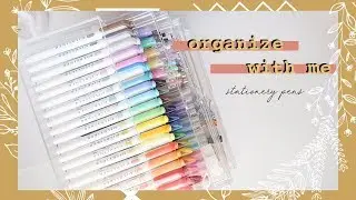organize with me! // stationery
