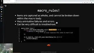 Proc Macro Rules: An overview of procedural macros.