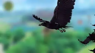 Black Raven Stream Transition | Halloween Flying Ravens OBS Stinger | Spooky Twitch Stinger