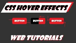 CSS button hover effects Animation - improvisation  (Web Tutorials)
