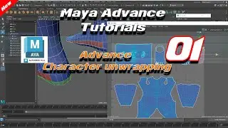 UV Unwrap Fast with Auto Seams in Maya Tutorial | Maya 2024