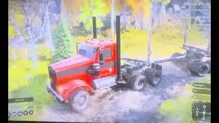 Running logs on snowrunner with the RoadRunner X9 
